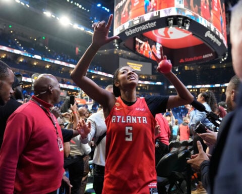 Gray scores 23 points to help hot-shooting Dream beat Valkyries 80-69 to force Game 7 of WNBA Finals