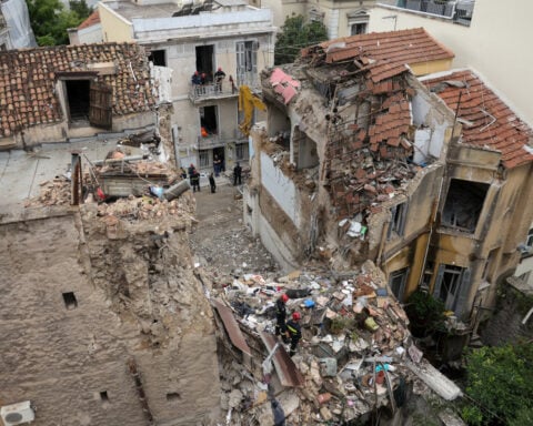 Greece arrests three over explosion that killed six people in Athens