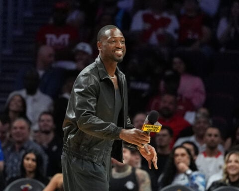 Heat unveil an updated Wade statue, after original was widely panned for not looking like him