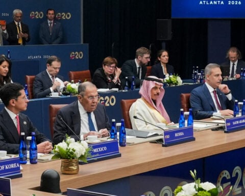 Consensus looks elusive at G20 talks after European objections to Russia cancel group photo