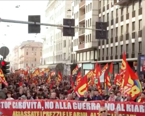 Mass protests sweep Italy during nationwide strike