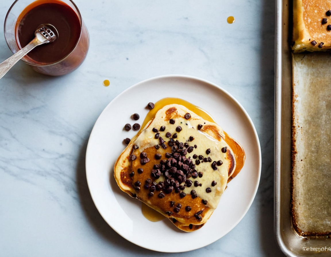 Sheet-Pan Chocolate Chip Pancakes