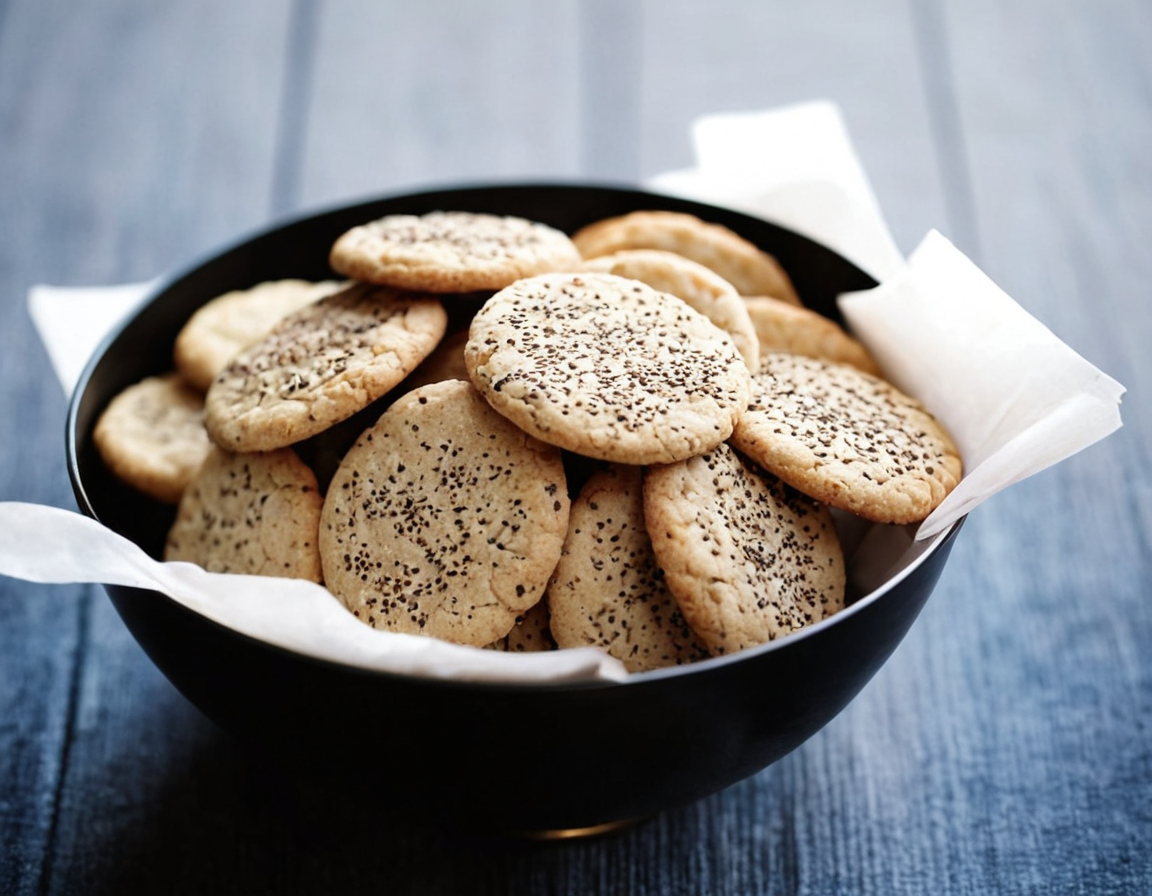 Sesame Crisp Cookies