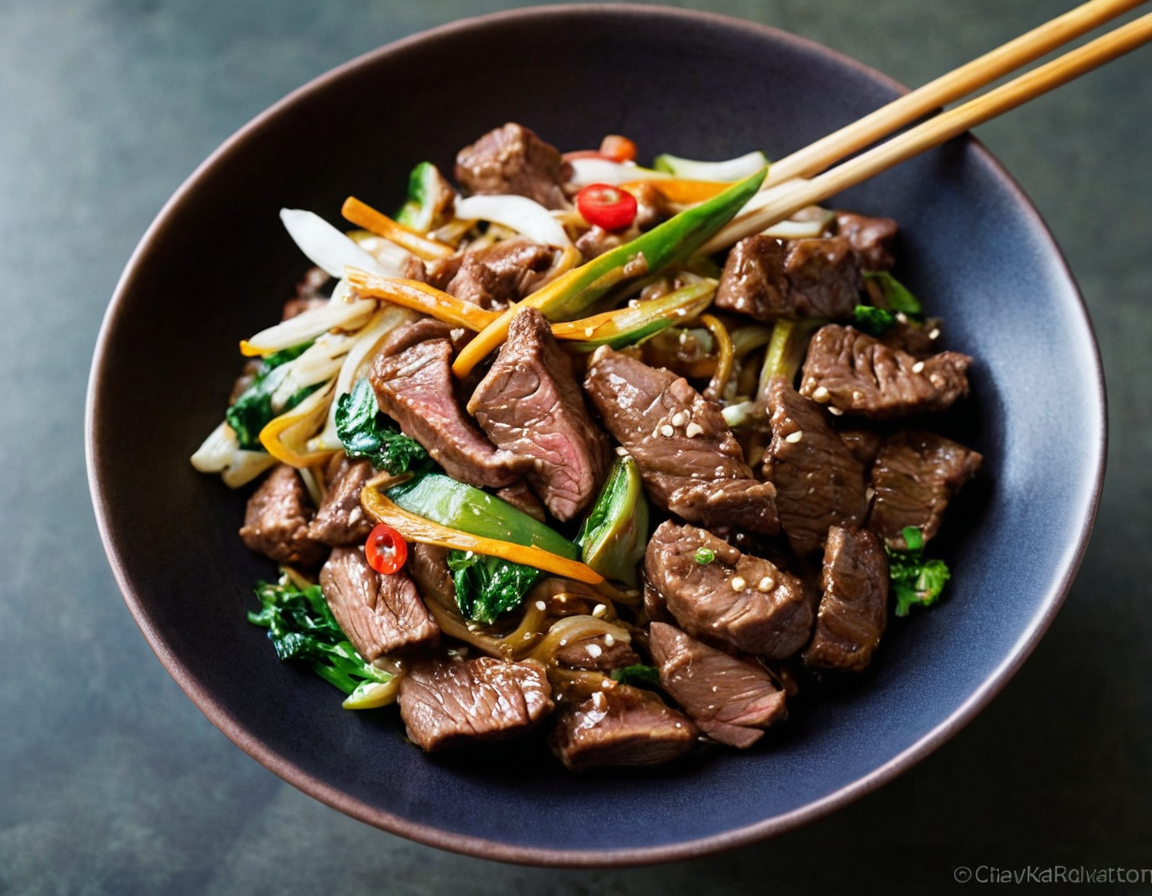 Ginger Beef Stir Fry